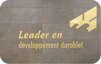  Leader en développement durable